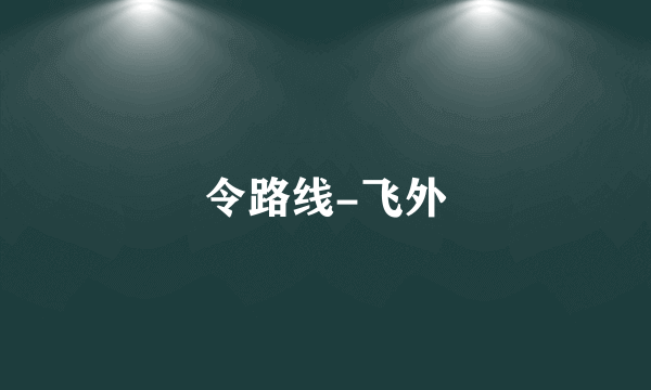 令路线-飞外
