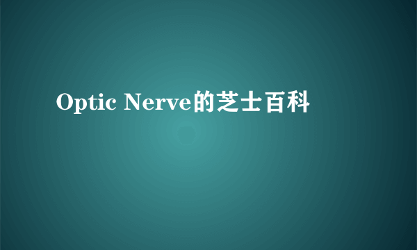 Optic Nerve的芝士百科