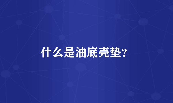 什么是油底壳垫？