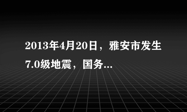 2013年4月20日，雅安市发生7.0级地震，国务院总理李克强亲赴地震灾区指导抗震救灾工作。李克强深入灾区的学校、医院、街道、农村，实地查看灾情，看望受灾群众，并指示当地干部要把群众的生命健康放在首位，尽一切努力抢救伤员，组织群众因地制宜恢复生产，重建家园。运用《政治生活》的知识回答（1）上述材料主要体现了我国政府的什么职能？除此之外，政府还有哪些职能？（8分）（2）政府为什么要高度关注灾区重建？（8分）（3）材料表明的政府工作的基本原则是什么？结合材料说明如何坚持这一原则？