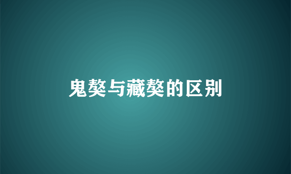 鬼獒与藏獒的区别