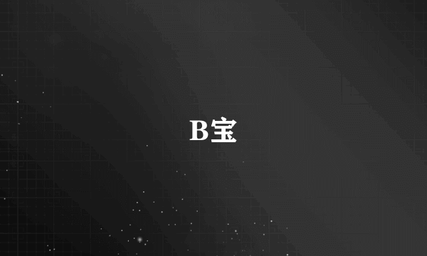 B宝