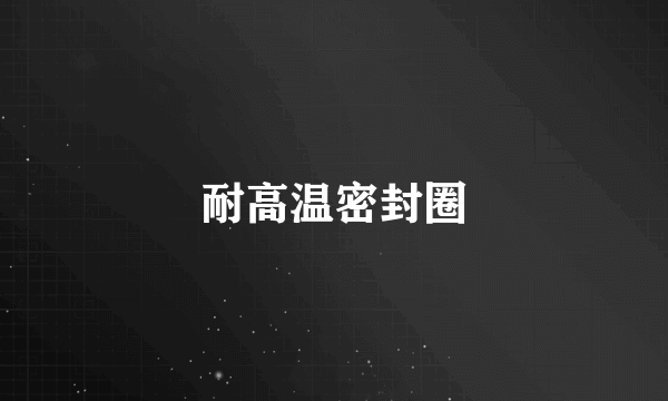 耐高温密封圈