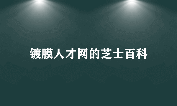 镀膜人才网的芝士百科