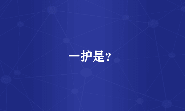 一护是？