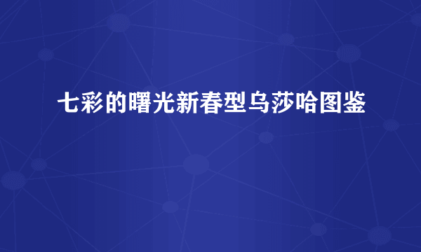 七彩的曙光新春型乌莎哈图鉴