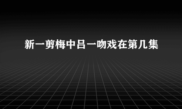 新一剪梅中吕一吻戏在第几集