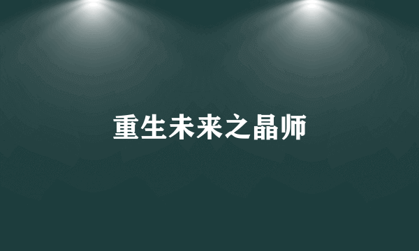 重生未来之晶师